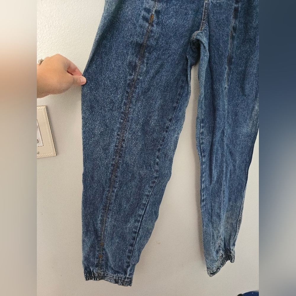 Sergio Never Legal Jeans Mens 33x30 Blue Vintage 80s Legal Dont Make It Right - Picture 3 of 10